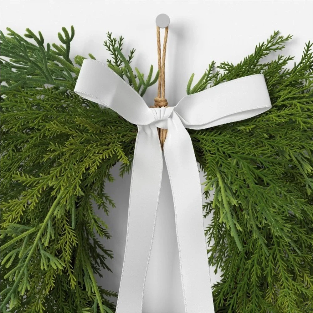 Draping Cedar Mini Christmas Wreath Green - Room Essentials™